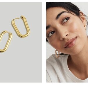 NWT Madewell hoop earrings